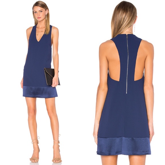 alice and olivia navy blue dress